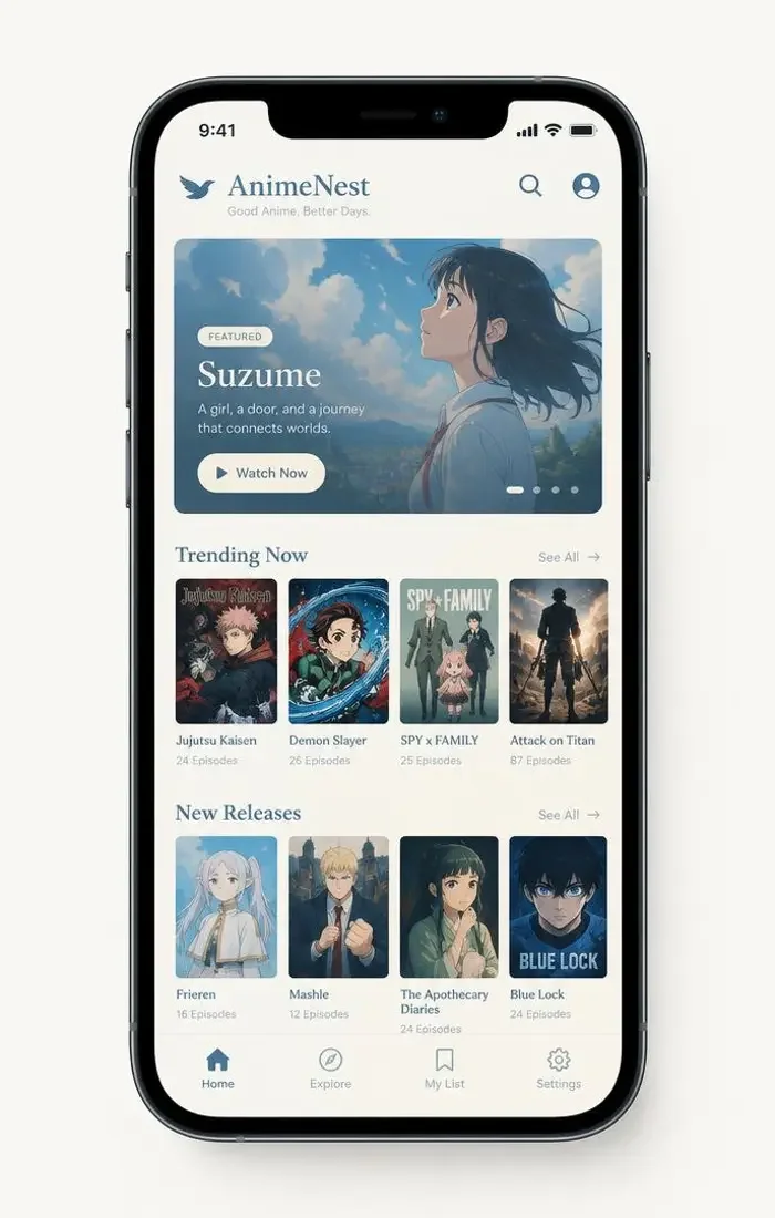 橙子短剧 APP 界面 橙子短剧 APP 界面展示,藏青与香槟金主题的短剧播放界面