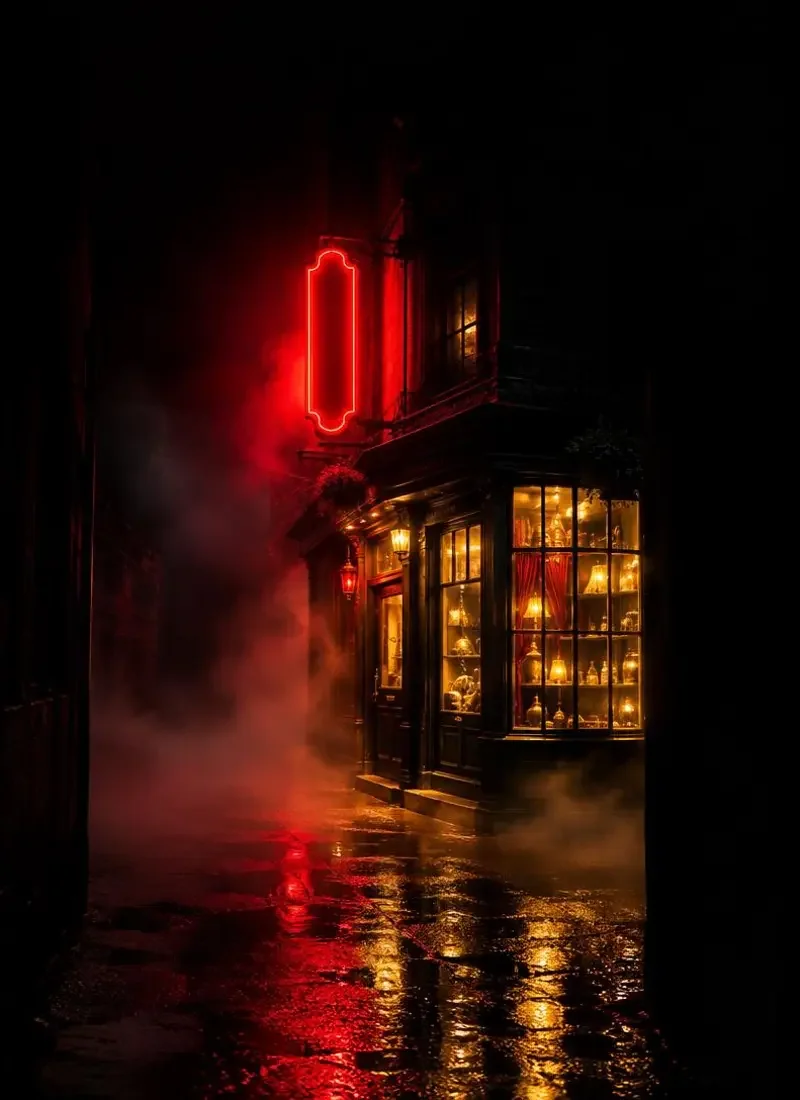 《夜半商店》短剧封面，悬疑题材40集